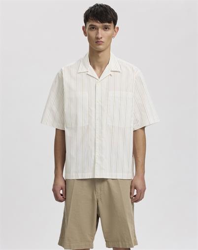 ANNARR - ANRRex Stripes Skjorte - Egret/Multi